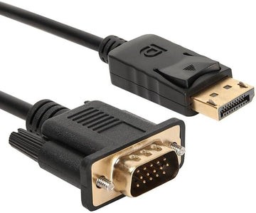 Gizzu 1080P Poly DisplayPort to VGA Cable 1.8 Meter Length