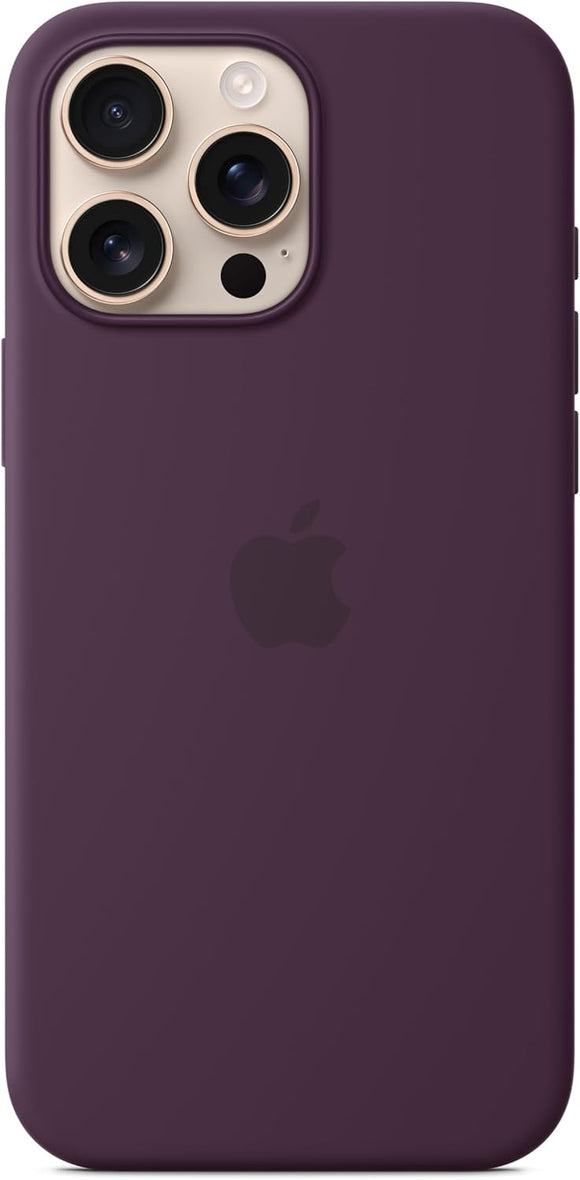 Apple iPhone 16 Pro Max Silicone Case with MagSafe - Plum