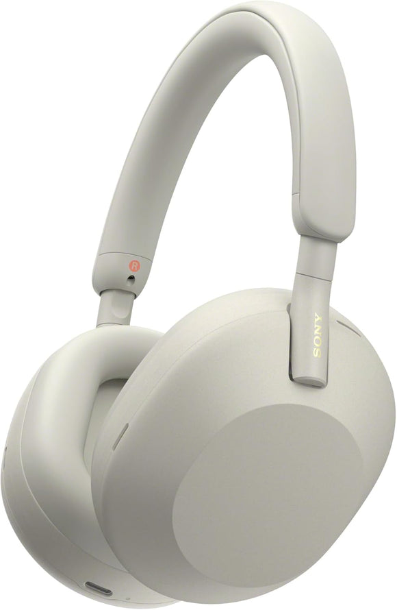 Sony WH-1000XM5 Noise Cancelling Bluetooth Wireless Headphone Silver -Pre-Owned - Like New
