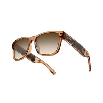 Rokit Eye Q Smart Glasses - Amber Brown