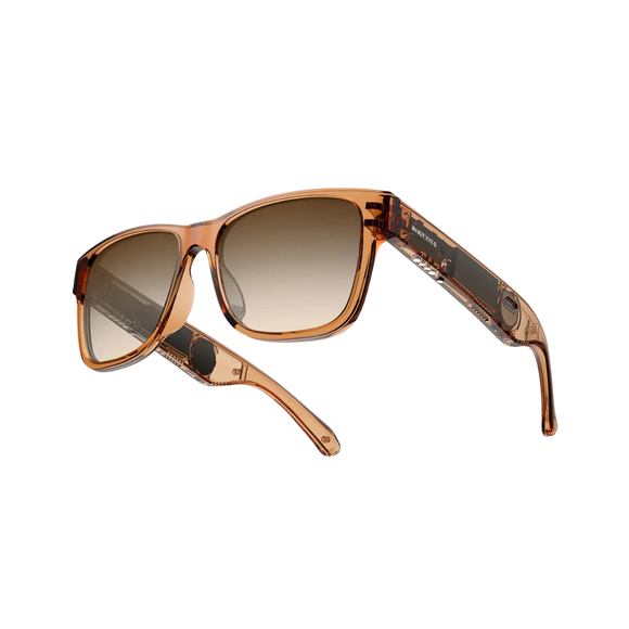 Rokit Eye Q Smart Glasses - Amber Brown