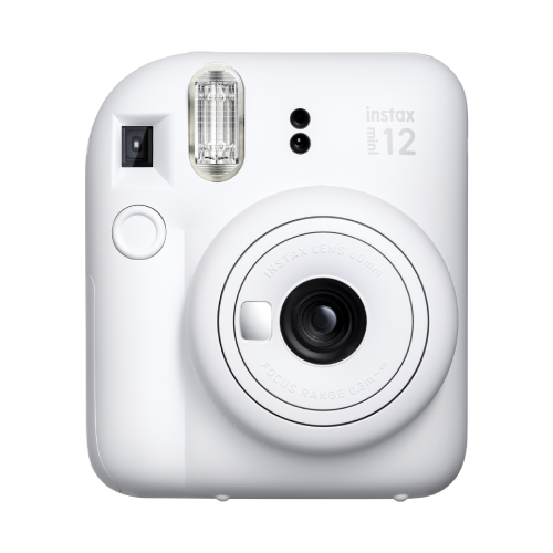 instax Fujifilm Mini 12 Instant Film Camera Clay White - Pre-owned - Like New