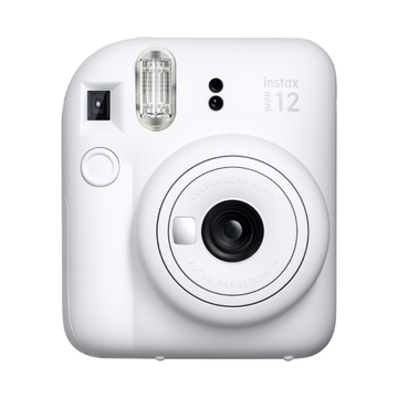 instax Fujifilm Mini 12 Instant Film Camera Clay White - Pre-owned - Like New