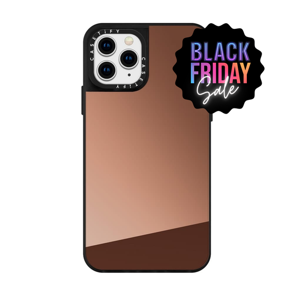 Casetify iPhone Mirror Bronze Case