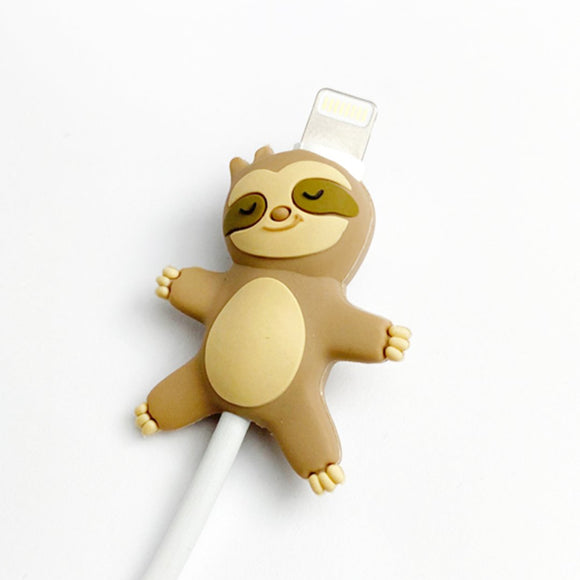 MojiPower Lazy Sloth Cable Protector